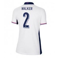 England Kyle Walker #2 Hjemmedrakt Kvinner EM 2024 Kortermet